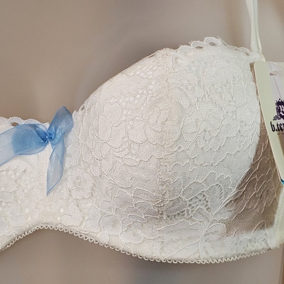 B.tempt'd 953144 Ciao Bella Balconette Bra Bridal White 32C - Picture 2 of 7